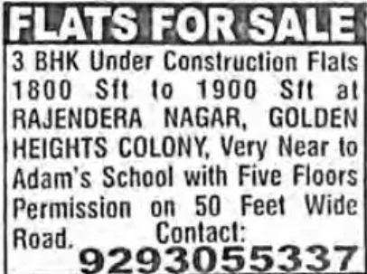 Flats For Sale
